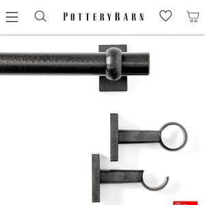Brand new, never used Pottery Barn curtain rod
